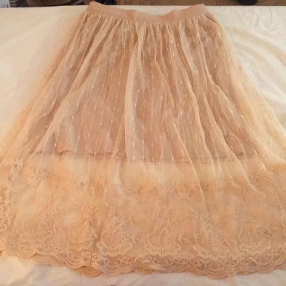 Forever 21 Dresses & Skirts - 2 layer lace skirt